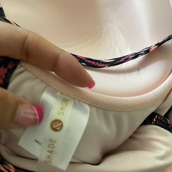 Shade & Shore Tribal One Piece Swimsuit 38B - Picture 3 of 6